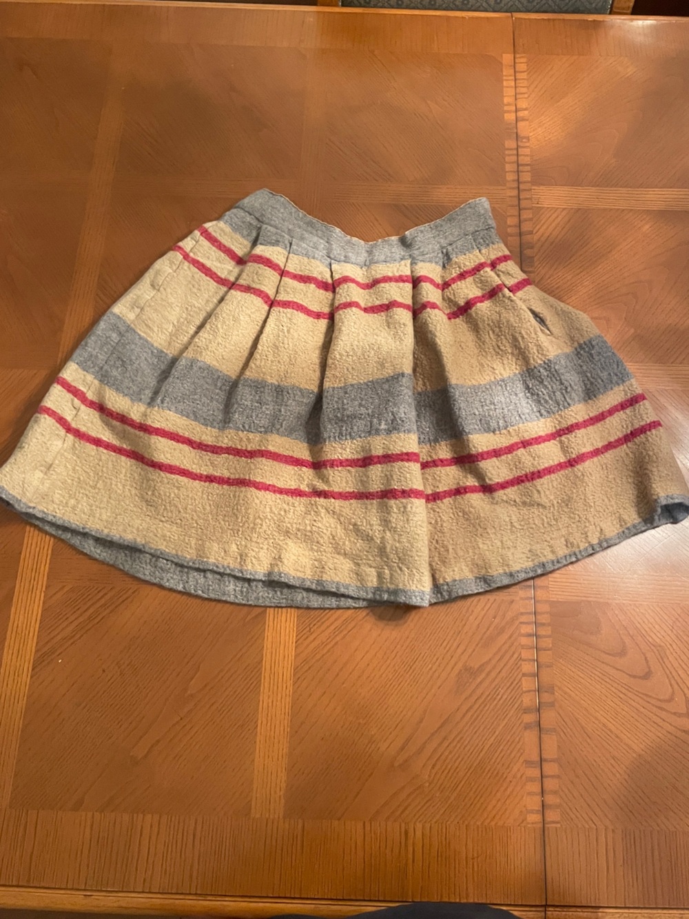 Billy Reid Striped Circle Skirt